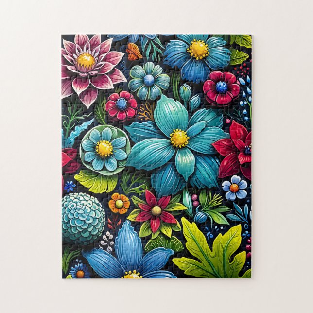 Puzzle Jardin floral de l'Imaginaire (Vertical)