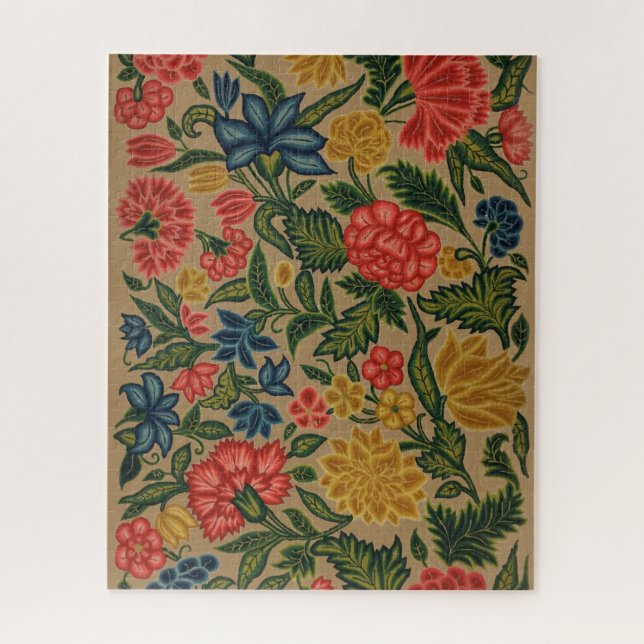 Puzzle Jardin Floral Designer vintage (Vertical)