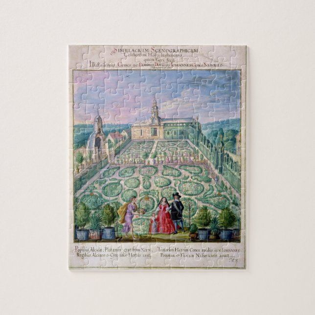 Puzzle Jardin néerlandais, 1650 (la semaine sur le (Vertical)