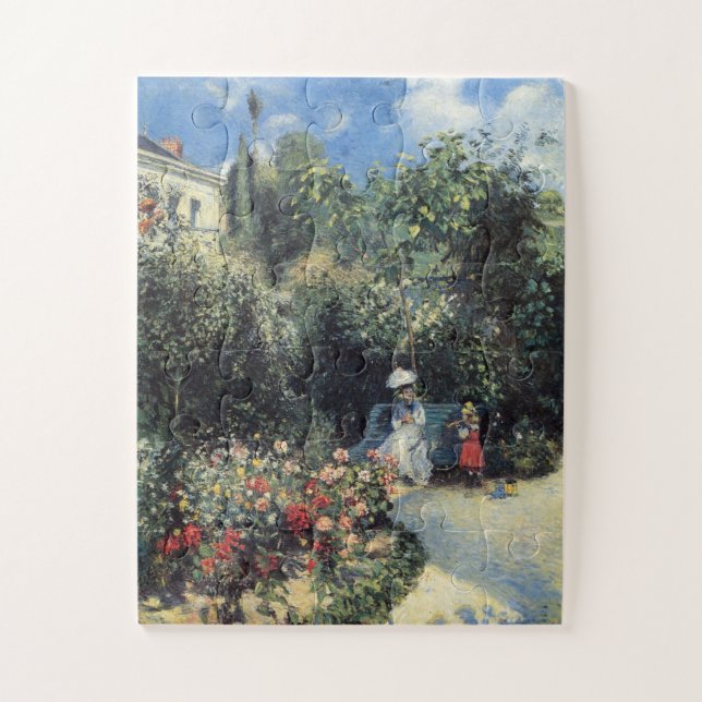 Puzzle Jardin Pontoise Camille Pissarro (Vertical)