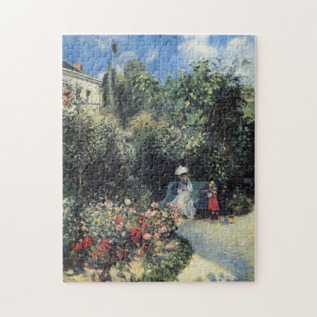 Puzzle Jardin Pontoise Camille Pissarro (Vertical)