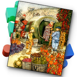 PUZZLE - Jardin potager - Vintage