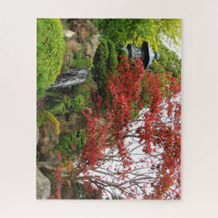Puzzle Jardin rocheux japonais avec pagode