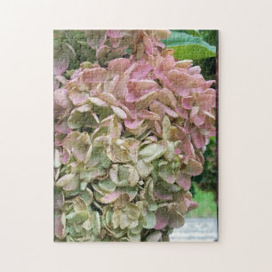 Puzzle jardin romantique hydrangée