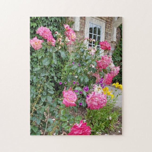 Puzzle Jardin Rose du pays (Vertical)