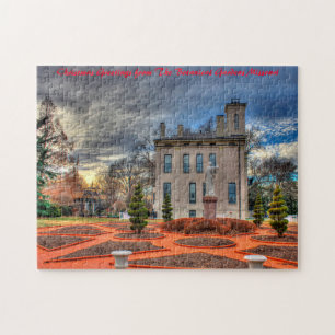 Puzzle Jardins botaniques Missouri.Salutations de Noël
