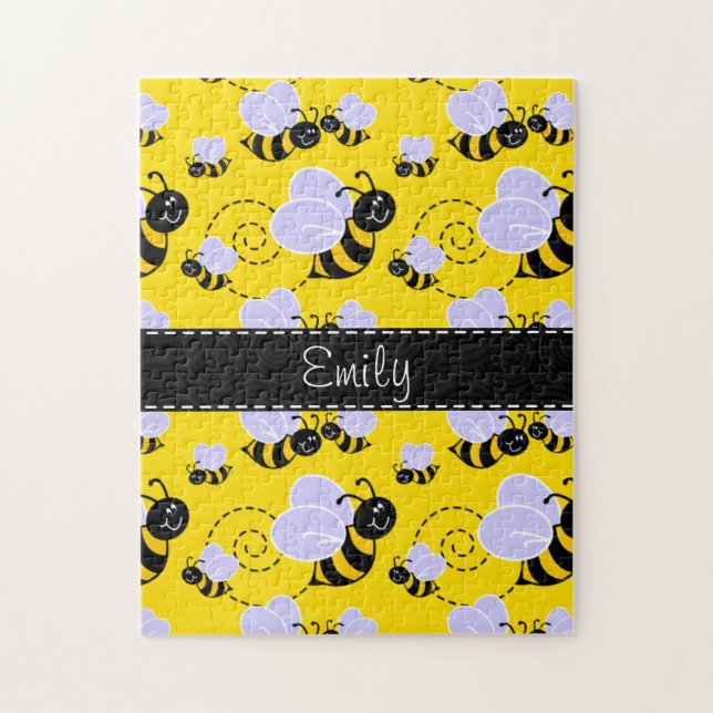 Puzzle Jaune et noir gaffez l'abeille (Vertical)