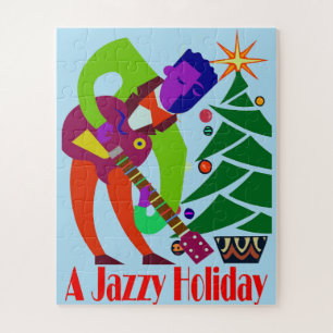 Puzzle Jazz Man style Noël