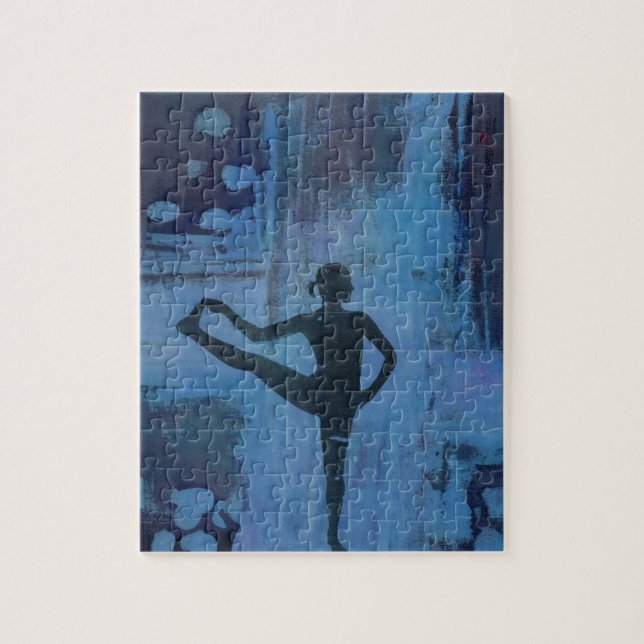 Puzzle Je garde ma fille de yoga d'équilibre (Vertical)