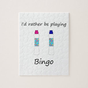 Puzzle Je jouerais plutôt le bingo-test (les