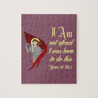 Puzzle Je n'ai pas peur - Jeanne d'Arc