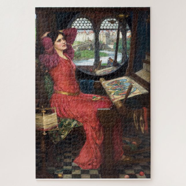 Puzzle Je suis à moitié malade des ombres dit la Dame de  (Vertical)