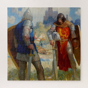 Puzzle « Je suis Sir Lancelot du Lac » par NC Wyeth