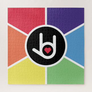 Puzzle Je T'Aime, Arc En Ciel