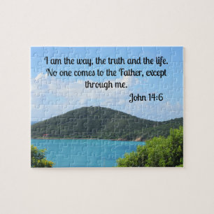Puzzle Jean 14:6 Je suis le chemin, la vérité et la vie.