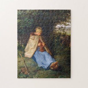 Puzzle Jean-François Millet - Le Knitter