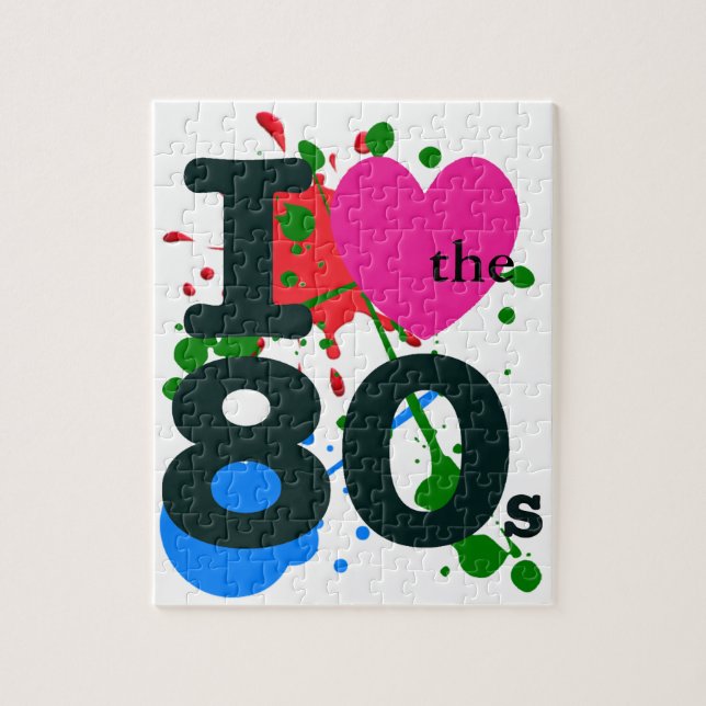Puzzle J'écoute le casse-tête des années 80 (Vertical)