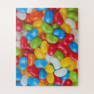 Puzzle Jelly Beans, Rainbow Coloured & Sweet Candy