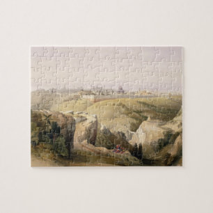 Puzzle Jérusalem du mont des Oliviers, le 8 avril 1839