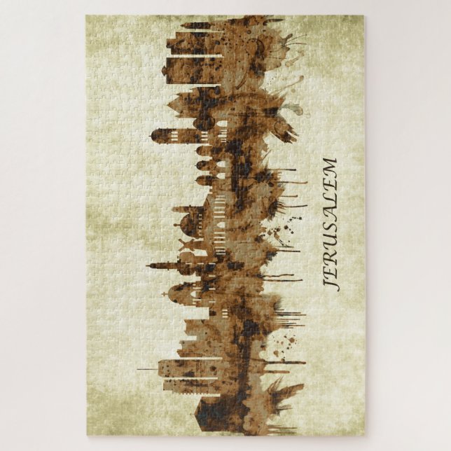 Puzzle Jérusalem Israël Cityscape (Vertical)