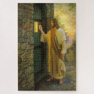 Puzzle Jésus à votre porte Vintage 
