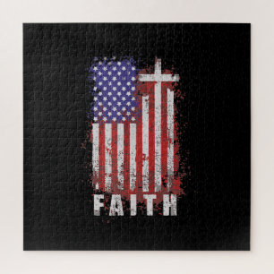 Puzzle Jésus amour   Foi chrétienne patriotique Jésus USA