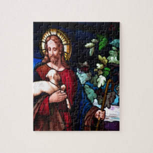 Puzzle Jésus Christ Lamb Design Verre Art Destinée