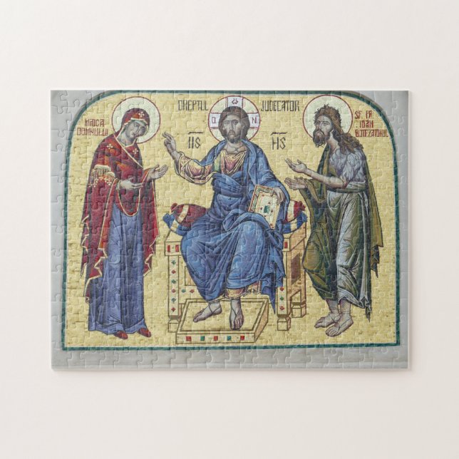 Puzzle Jésus Christ, les Théotokos et Jean Baptiste (Horizontal)