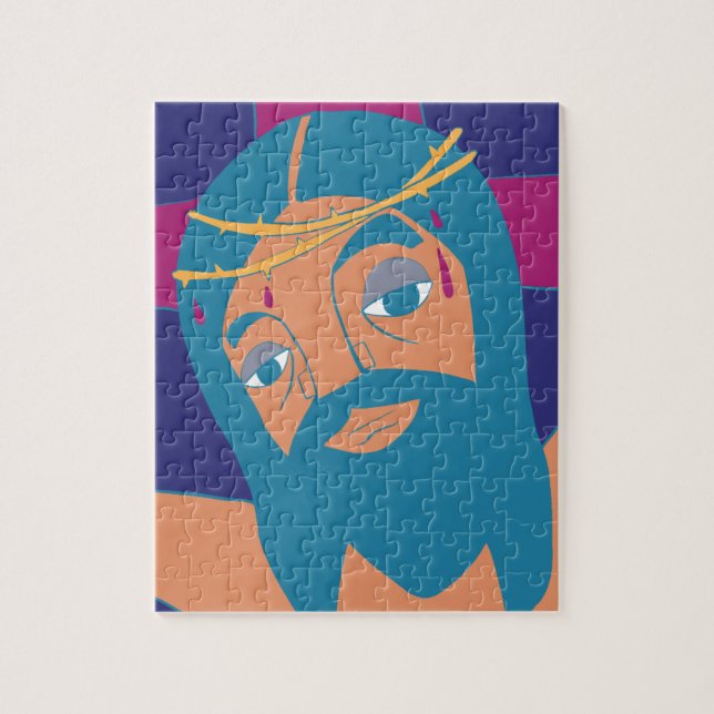 Puzzle Jésus Christ Seigneur Sauveur Messie sur la croix (Vertical)