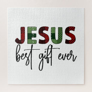 Puzzle Jésus est le meilleur cadeau de Noël chrétien