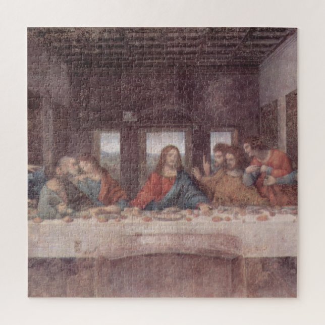Puzzle Jésus "Yeshua" La Dernière Cène, Léonard de Vinci (Vertical)
