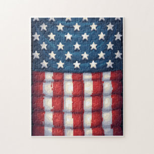 Puzzle Jeu d'activité de mosaïque à image cachée patrioti