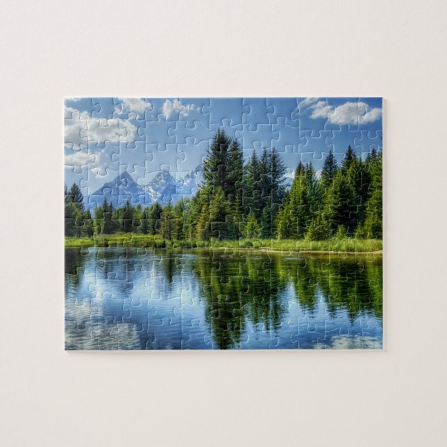 Puzzle Jeu Puzzle-Mountain Lake (Horizontal)