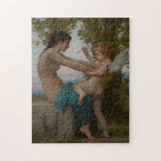 Puzzle Jeune fille défendant contre l'eros Bouguereau
