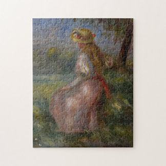 Puzzle Jeune Fille en Rose par Renoir
