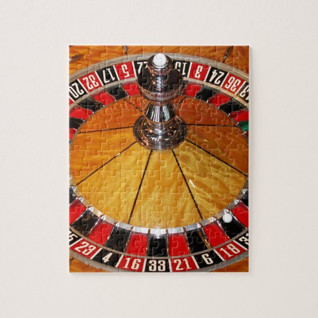 Puzzle Jeux de casino de roue de roulette (Vertical)