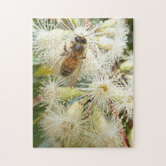 PUZZLE JIGSAW. HONEY BEE & SUGAR GUM FLEURS. DÉCOR