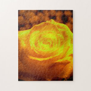 Puzzle Jigsaw Motif Jigsaw Puzzle, Rose jaune