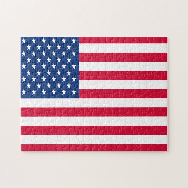 Puzzle Jigsaw Puzzle, Drapeau américain (Horizontal)