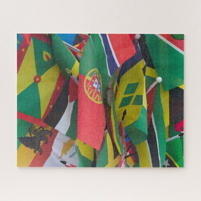 Puzzle Jigsaw Puzzle, Drapeau des Caraïbes Jamaïque (Horizontal)