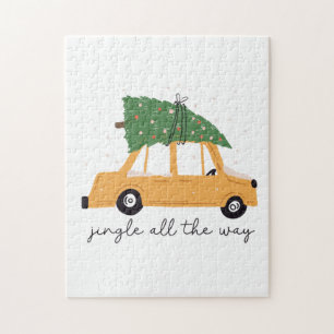 Puzzle Jingle cadeau de Noël tout le chemin