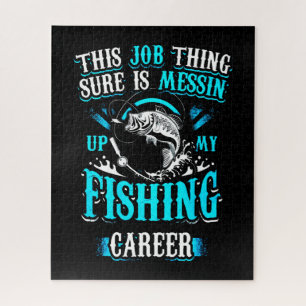 Puzzle Job hing Sure Messin Up Pêche Carrière Cadeau