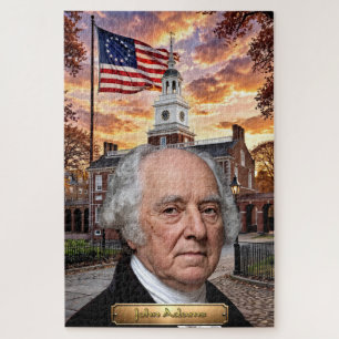 Puzzle John Adams : 2e président des États-Unis