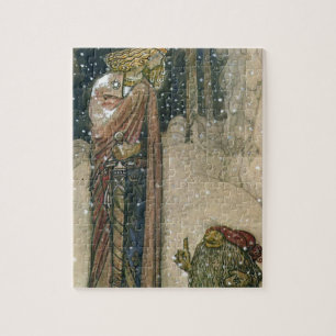 Puzzle John Bauer - princesse et Troll