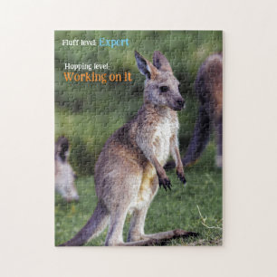 Puzzle Joie moelleuse mignonne Kangaroo