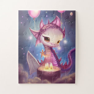 Puzzle Joli Dargon d'anniversaire