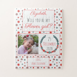 Puzzle Joli Floral Coloré Serez-Vous Ma Fille Fleur