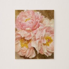 Puzzle Joli Peonies Roses Bouquet Fleurs
