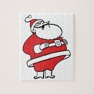 Puzzle Joli Père Noël de dessin animé riant Ho Ho Ho