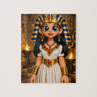 Puzzle Joli personnage de dessin animé égyptien antique